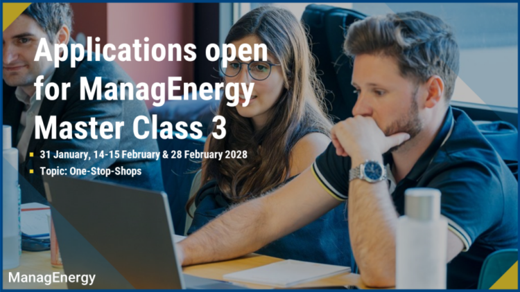 3rd ManagEnergy Masterclass: learn everything about One-Stop-Shops